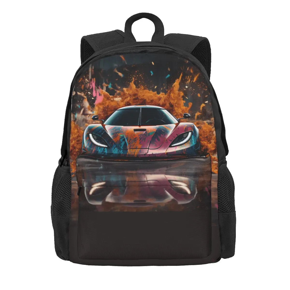 

Рюкзак Ultimate с машинкой для спорта, взрывобезопасные дорожные рюкзаки с жидкими брызгами, Мужская Уличная одежда, школьные сумки, цветной Большой рюкзак