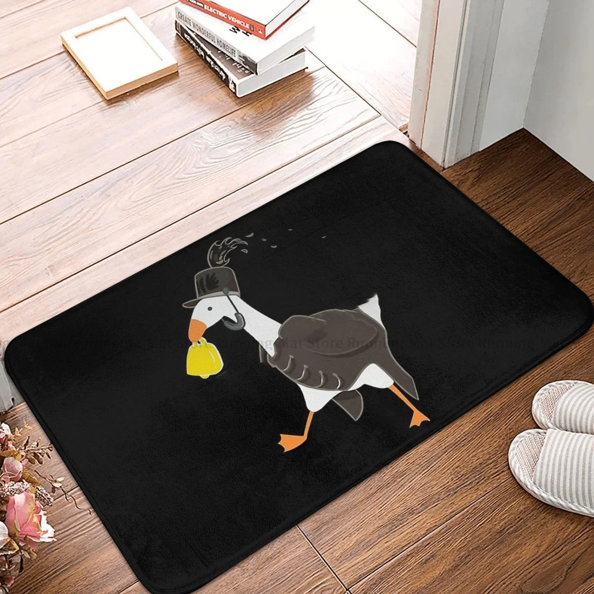 Коврик дверной без названия с гусиными колокольчиками не скользит