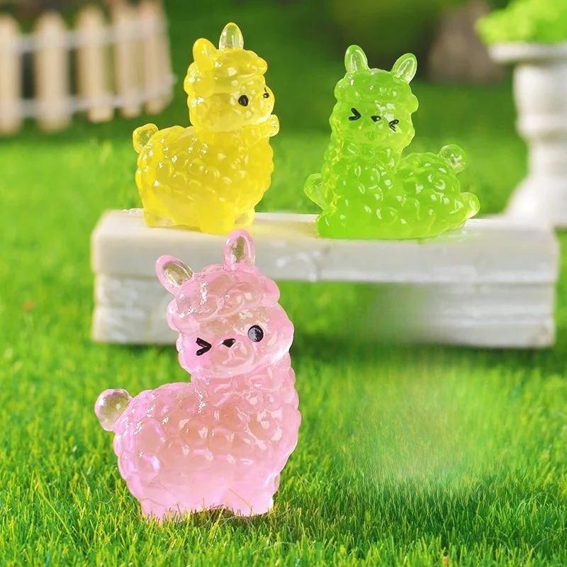 

Светящиеся мини-альпаки для сада Kawaii