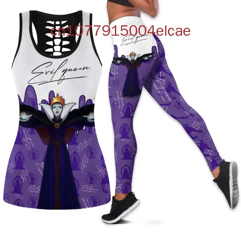 Рождественский женский полый жилет Jack And Sally женские леггинсы костюм для йоги