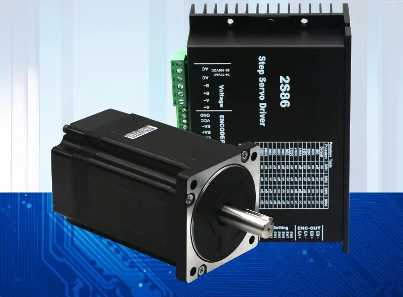 Набор двигателей с замкнутым циклом 86 высокоточная лазерная машина кодировщиком