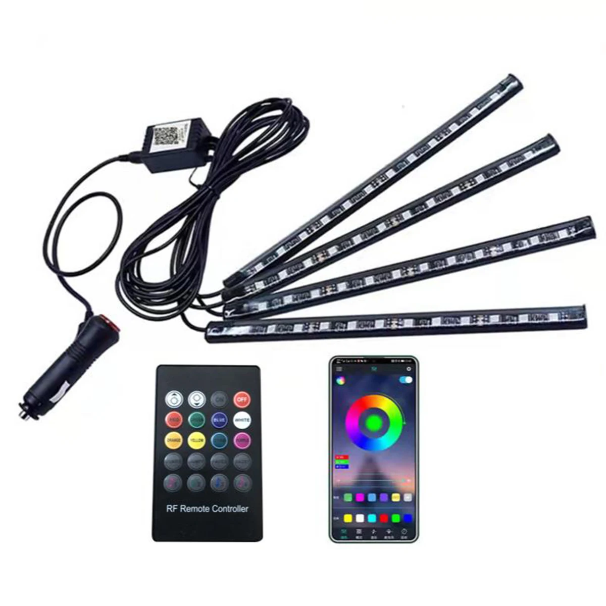 

Светодиодная лента для автомобиля, 5 В, USB, водонепроницаемая