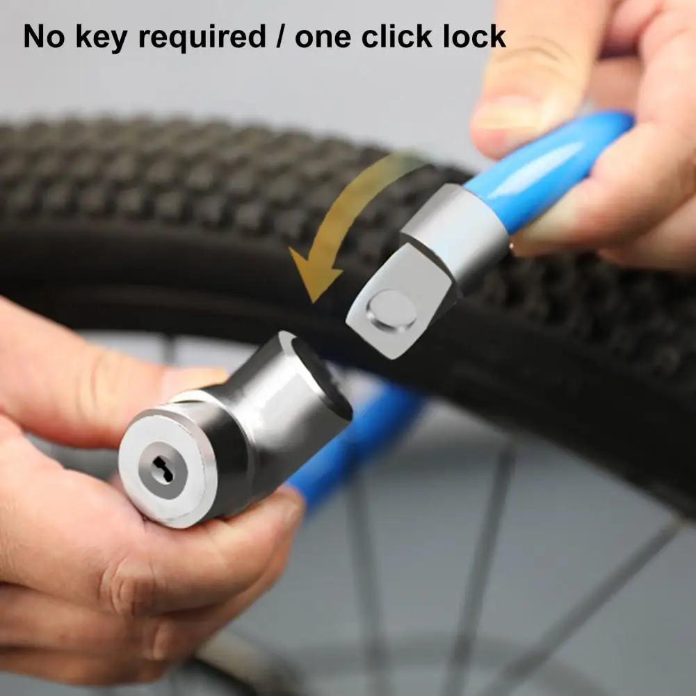 

1 шт. велосипедный замок, Противоугонный кабельный замок, велосипедный кольцевой замок, MTB дорожный велосипед, портативный мини-замок безопа...