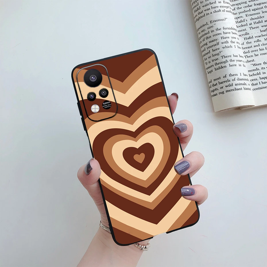 Чехол для телефона Infinix Hot 11 s NFC 2021 силиконовый мягкий милый чехол с рисунком Hot11s