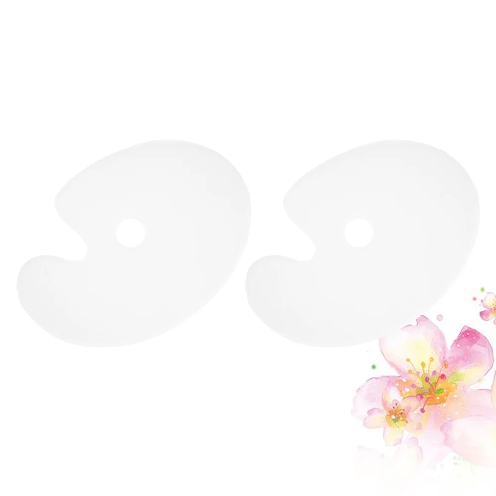 

Acrylic Clear Tray Holder Mixing Painting Oval Transparent Watercolor Shaped Craft Elliptical Dish Oil Mix Drawing Pigment