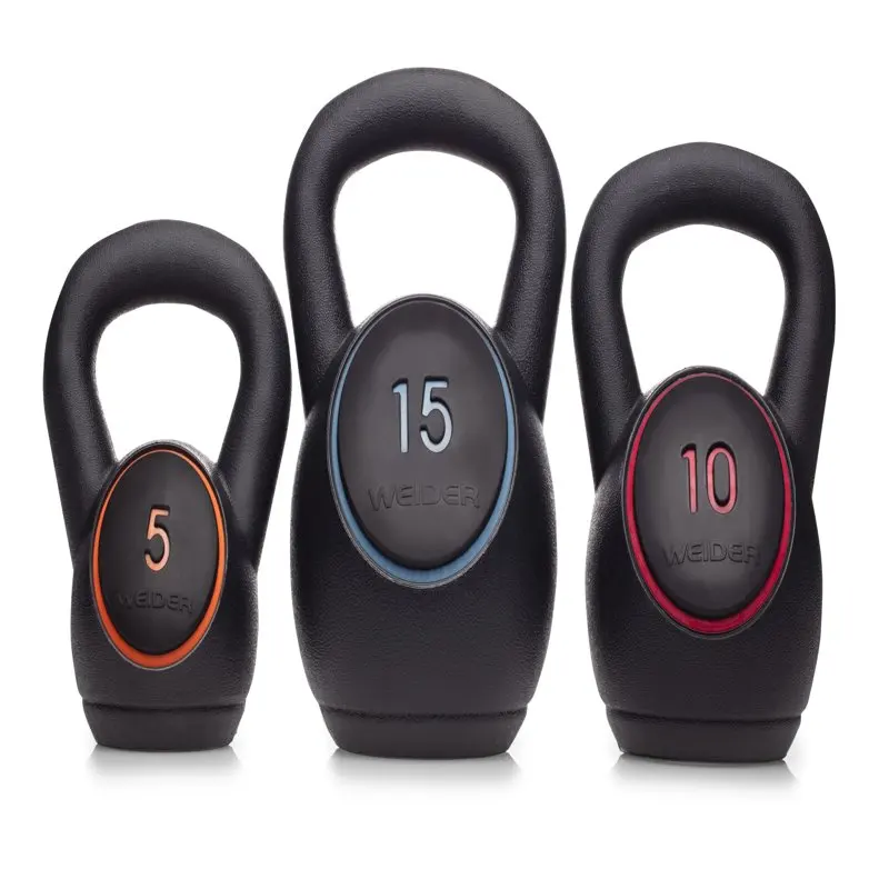 

Power Kettlebell 5-15lb Kit with Vinyl Coating