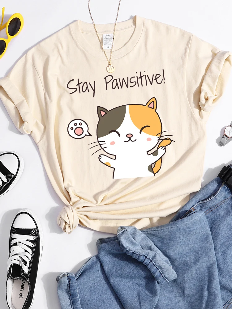 

Футболка женская с рисунком кошки, в стиле хип-хоп