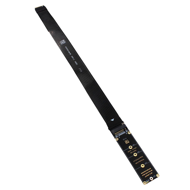 Двойной протокол PCIE4.0 M.2 M Key NVME Удлинительный кабель Riser Card SSD-адаптер для 2230 2242 2260