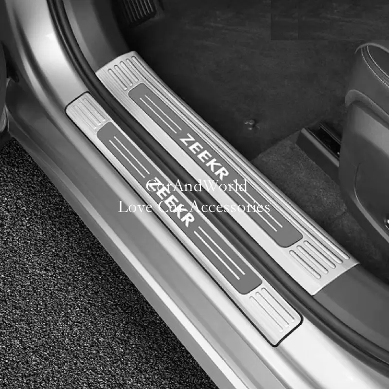 Применяется к ZEEKER 001 2021 - 2024 нержавеющая сталь Пороги износостойкие крышки двери