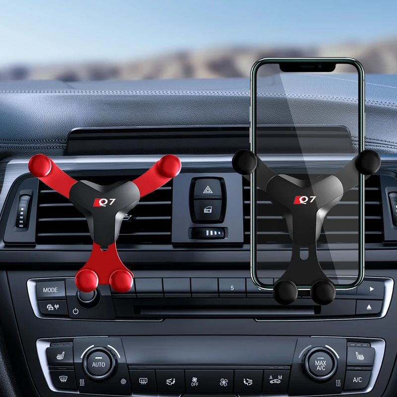 

1pcs Car universal air vent phone holder Auto interior accessories For Audi Sline Q7 A1 A3 A4 A5 A6 A7 A8 TT Q3 Q5 S3 S4 S5 S8