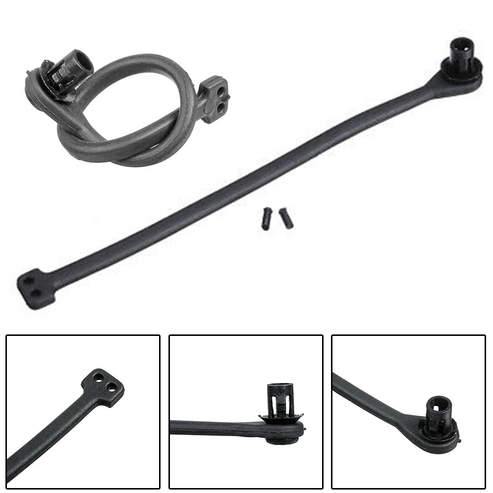 

1 Pc Black Oil Fuel Tank Filler Cover Cap Line Tether Wire Plastic 13cm 5.12in Fits For Golf-Bora Passat-Skoda 1J0201550