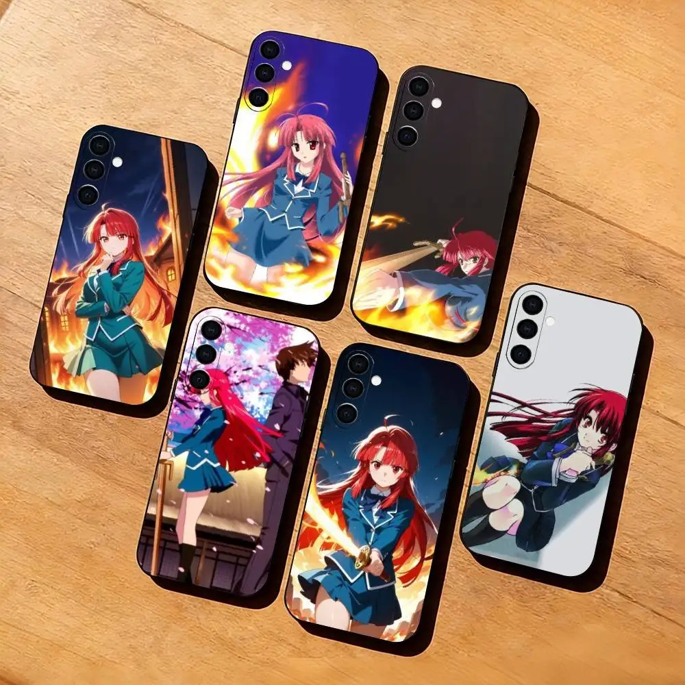Фото Чехол для телефона F-Firebending A-Ayano K-Kannagi для Samsung Galaxy A73, A72, A71, A70, A53, A52, A51, мягкий силиконовый черный чехол №1
