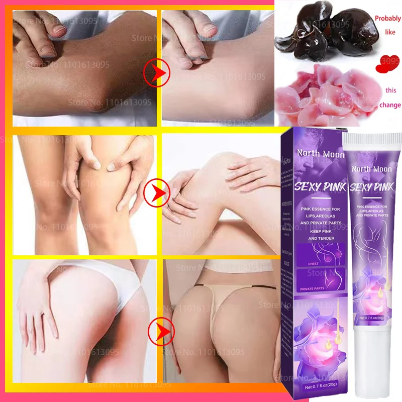 

Intimate Area Pink Essence Body Whitening Cream Underarm Knee Butt Dullness Brighten Improve Lip Moisturizer Facial Beauty Care