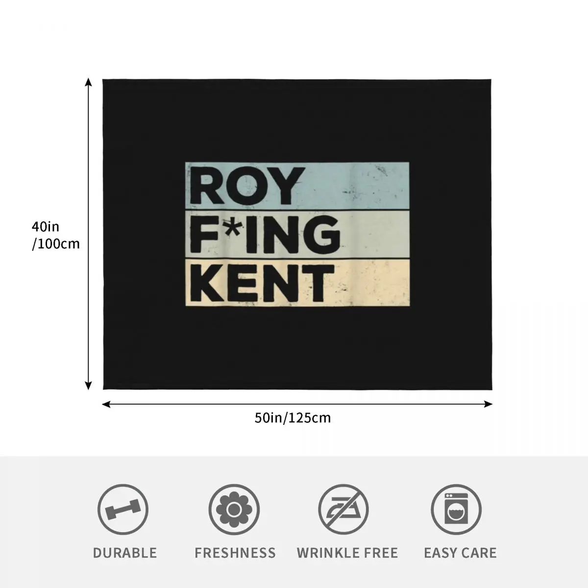 Фото Мягкое одеяло Roy Freaking Kent Roy Fing для всех сезонов, многоразовое, прочное и удобное. №4