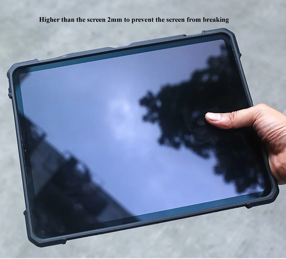 FATBEAR тактический военный класс Прочный противоударный чехол для iPad Pro 13 дюймов 2024