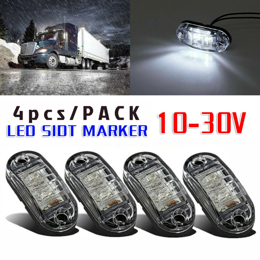 

Front Marker Indicator Light LED Parts Side Lamps Lighting Trailers Truck