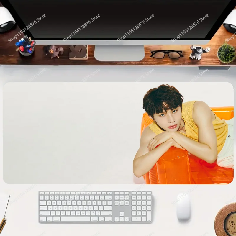 Idol JUNGWOO Singer Ablum Perfume Mousepad Gaming Mouse pad Gamer Pc Accessories Deskmat Keyboard Mat Desk Protector Mause Pads