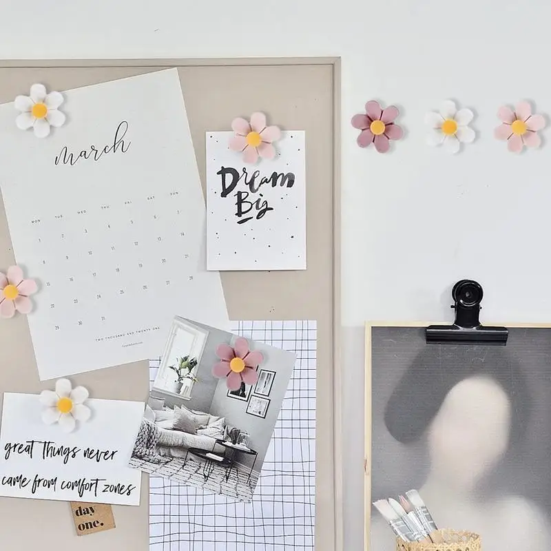 Милые штанги для большого пальца стены с цветочным рисунком 30X настенная штифт