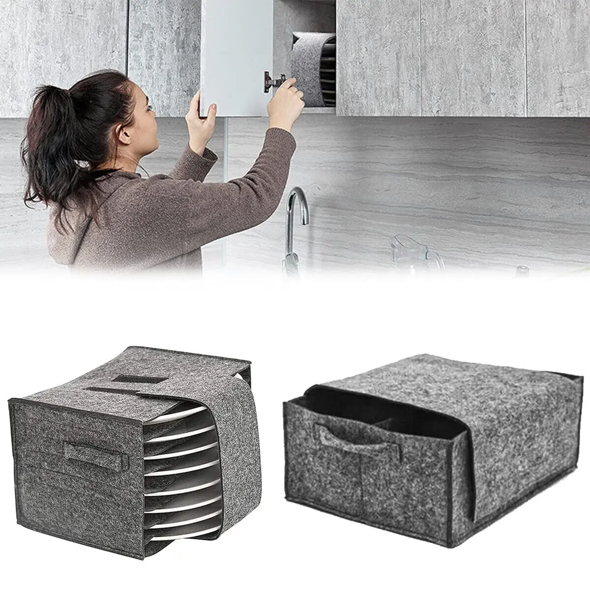 Фетровая тарелка для каравана держатель сумки хранения чашек утолщенные