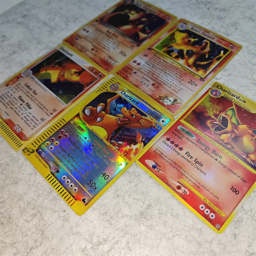 Фото Коллекционные карты PTCG Charizard: Shining Local Laser Ex GX VMX – Редкая коллекция, Игровые карты, Игрушки, Подарки №5