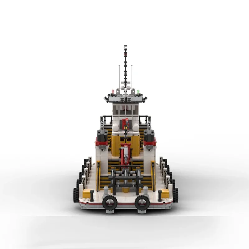 Модель промышленного корабля MOC строительные кирпичи спасательный толкатель