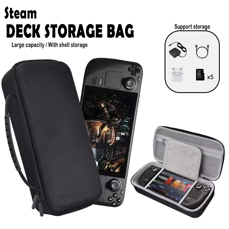 

Hard Shell Storage Bag For Valve Steam Deck Game Console Portable EVA Waterproof Travel Case Cover For Steam Deck Accessories
