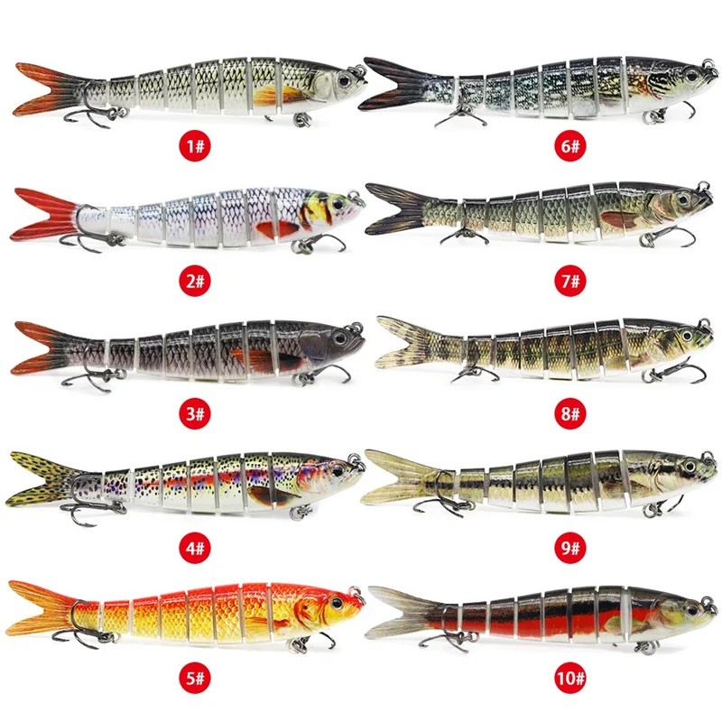

Luya Bait Fishing Lures 135mm 26g Bionic Jointed Broken Jointed Hard Bait Cloth Strip Jointed Fishing Wobblers For Pike Pesca