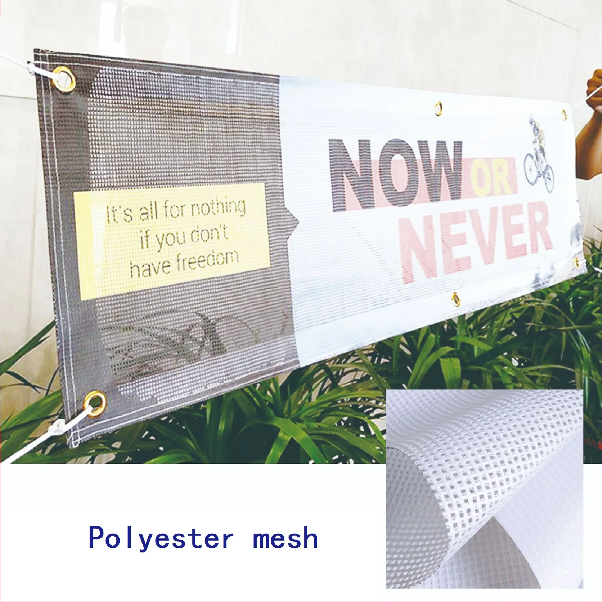 QiAds индивидуальный рекламный размер изображения дизайн фон печать ПВХ открытый