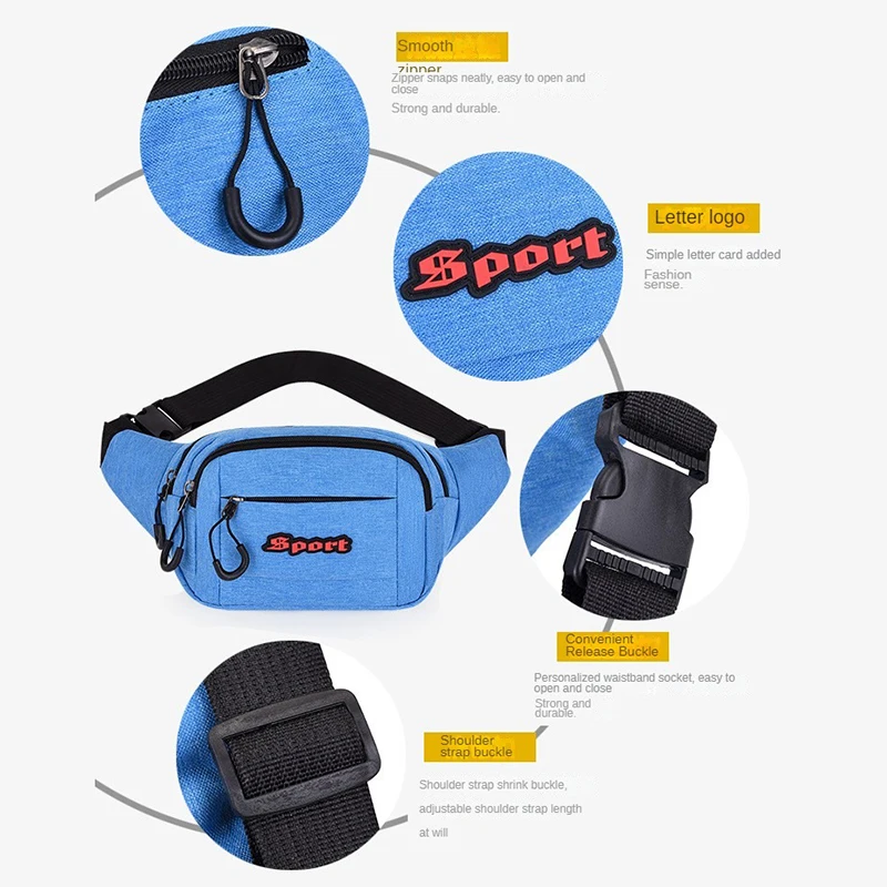 Custom Fashion Red Outdoor Chest Shoulder Belt Bag Sports Backpack Grid Fanny Pack Crossbody Bum Pouch Waist Bag For Women