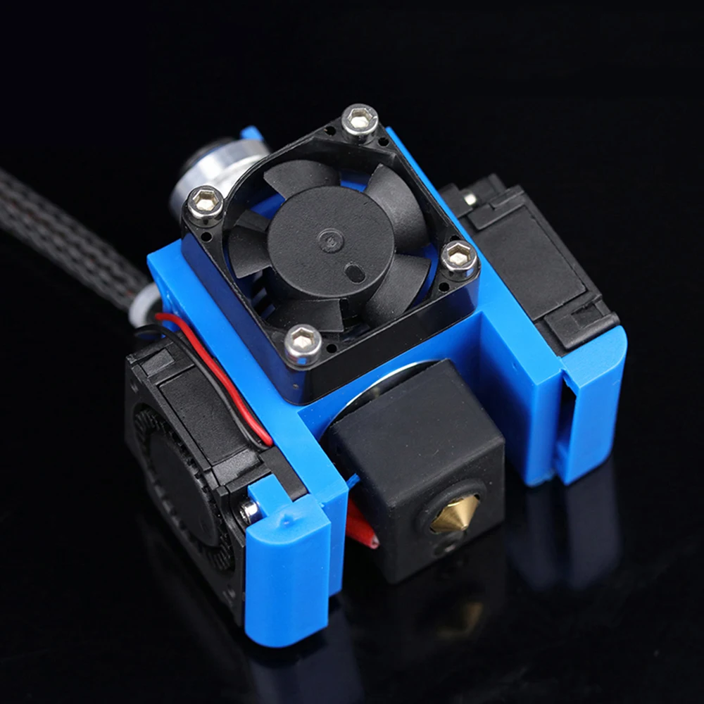 

Top Quality All Metal V6 J-head Hotend Bowden Extruder Kit For E3d V6 volcano Hotend Cooling Fan Bracket Block 3D Printers Parts