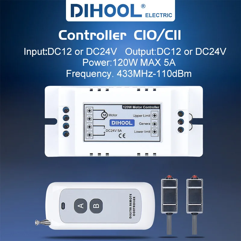 Контроллер электродвигателя 5A RF прямой и обратный с магнитным язычковым