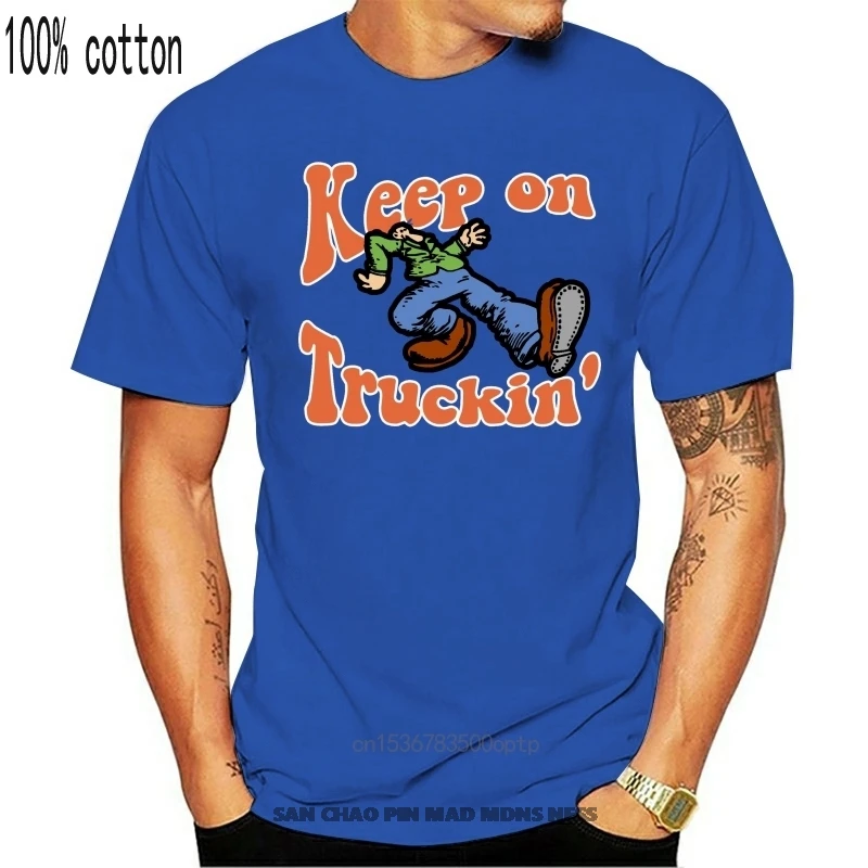 

T Shirt Keep On Truckin Vintage Reprint Concert Tee Shirt Size S-XXL