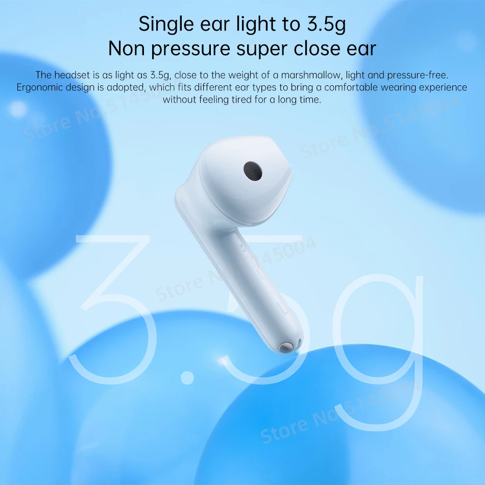 Наушники OPPO ENCO Air 2 TWS беспроводные наушники с шумоподавлением и функцией звонка 5