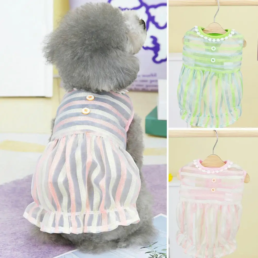 

Cute Lace Dog Dress Summer Pet Clothes Small Dog Clothing Wedding Dresses Cat Yorkshire Pomeranian Poodle Schnauzer Costume
