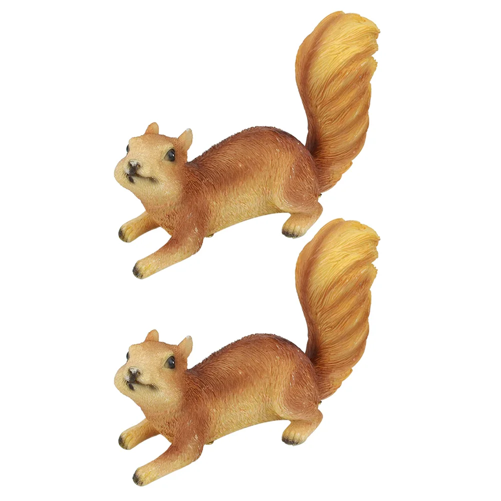 

Squirrel Garden Decor Statue Animal Hanging Ornament Tree Figurines Pendant Resin Yard Animals Rabbitsculpture Landscape