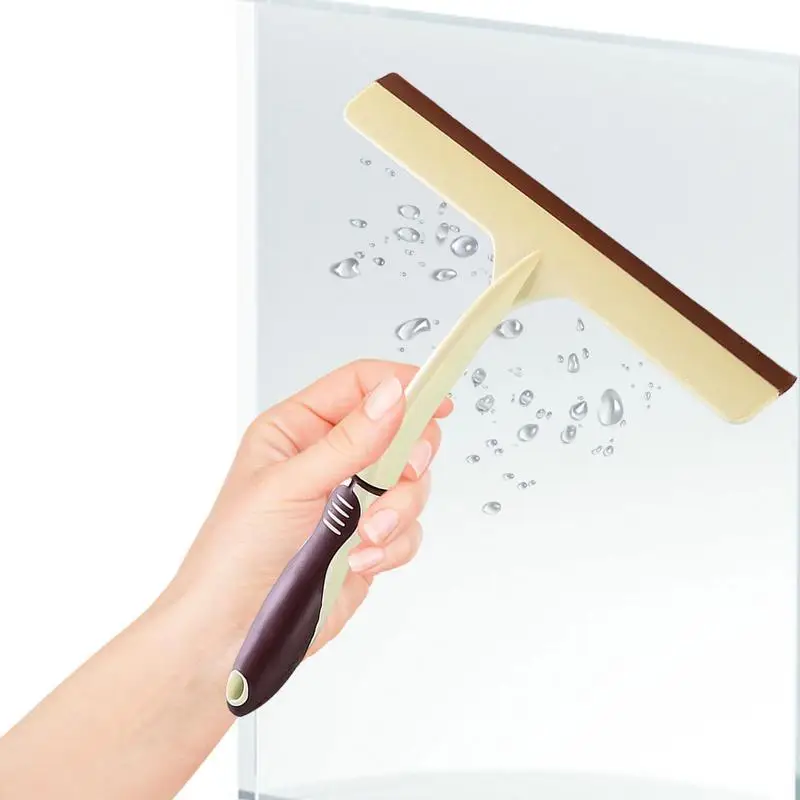 

Shower Squeegee Shower Door Window Glass Squeegee Window Wiper Washing Scraper With Comfortable Grip For Bathroom