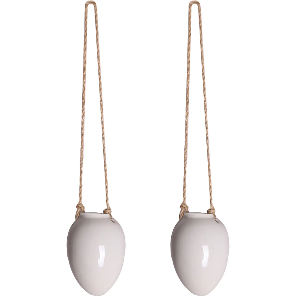 

2pcs Hanging Planters Indoor Outdoor Plants Flower Pots Balcony Hanging Basket