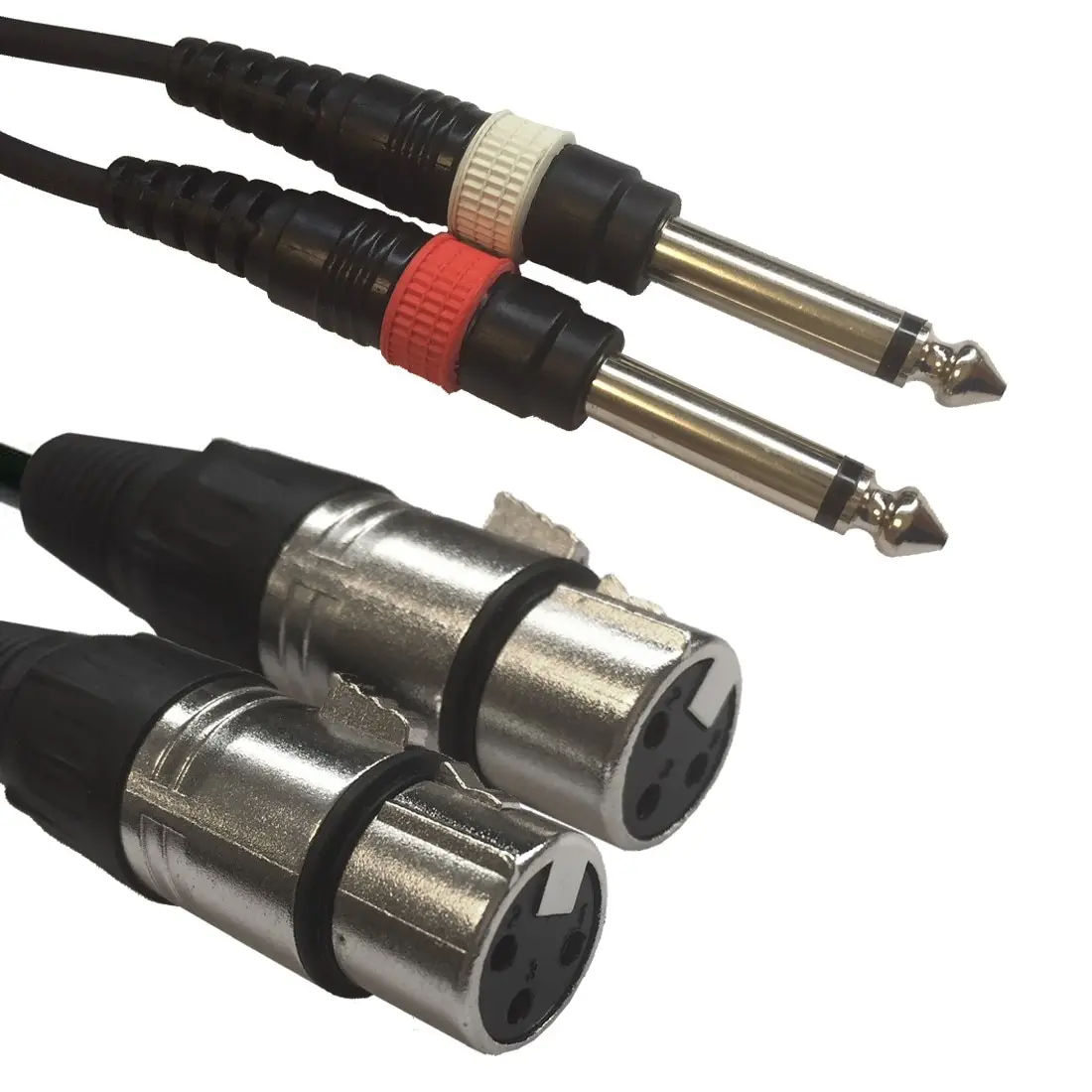 Кабели аудио Jack - XLR ADJ AC-2XF-2J6M/3 Кабель 2 &quotмама&quot 6 3 моно м |