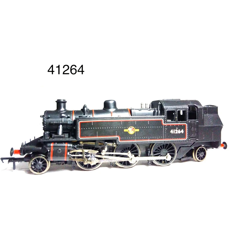 Modelo de locomotora de vapor de aleación de simulación a escala HO 1/87, colección de adornos de regalo