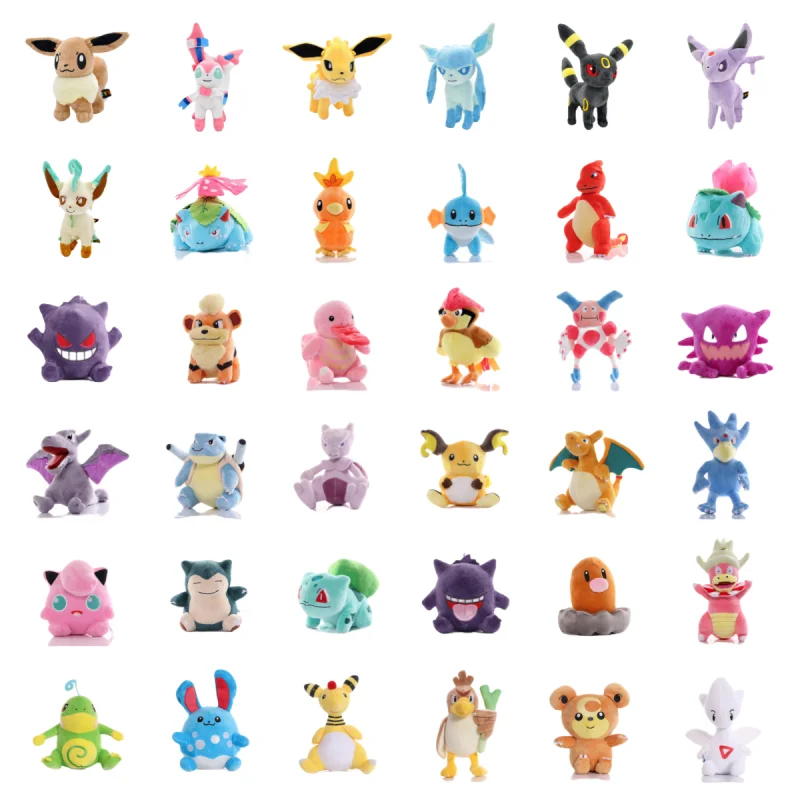 Плюшевая кукла Покемон Пикачу Эви гэнгар ликвинун мягкая кавайная аниме Charizard