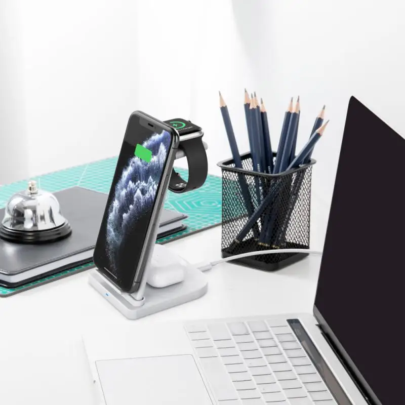 

3 в 1, беспроводное зарядное устройство для Iphone, 15 Вт