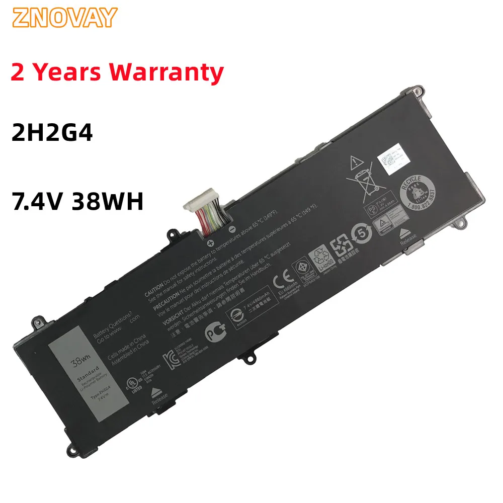 

ZNOVAY New 2H2G4 Battery for Dell Venue 11 Pro 7140 21CP5/63/105 2217-2548 2H2G4 7.4V 38WH