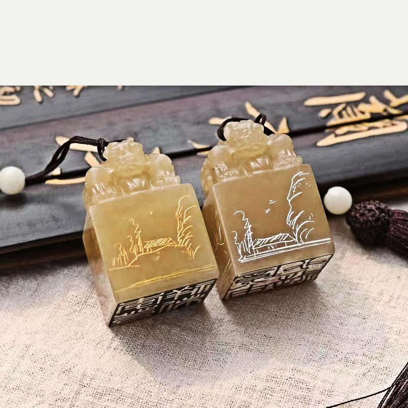 Customized Stone Personal Seal Carving Chinese Stamps Calligraphy Painting Seal Artist Chinese Name Special Clear Gift Stamps