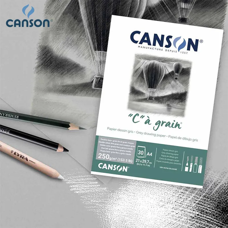 Фото Бумага для рисования Canson C Series: для карандашей, угольных мелков, маркеров, пастели, цветных карандашей, масляной пастели и акварели №3