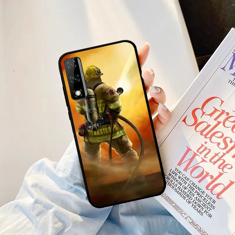 Чехол для телефона Firefighter Heroes Fireman Huawei Y9 6 7 5 Prime Enjoy 7s 8 plus 7a 9e 9plus 8E Lite Psmart Shell