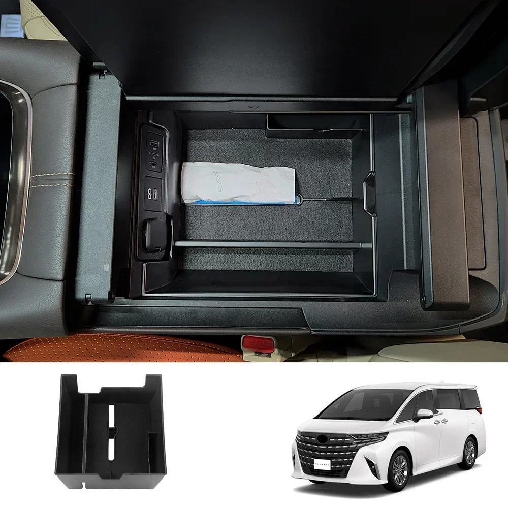 

Держатель-органайзер для центральной консоли для Toyota Alphard 40, аксессуары для интерьера 2023 2024