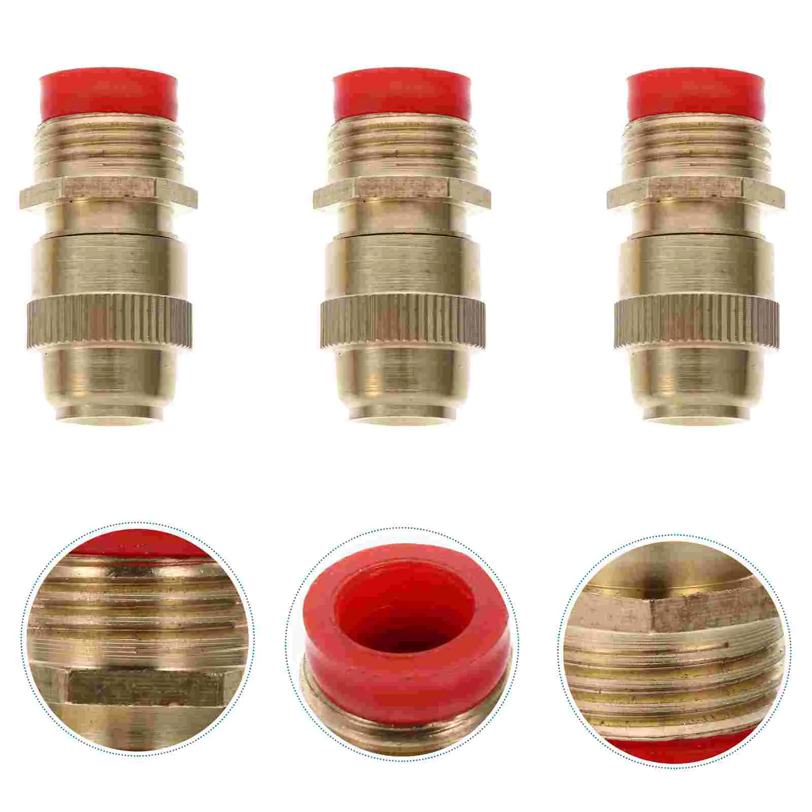 

5Pcs 3/4 Inch Brass Spray Nozzle Useful Watering Sprayer Garden Hose Nozzle