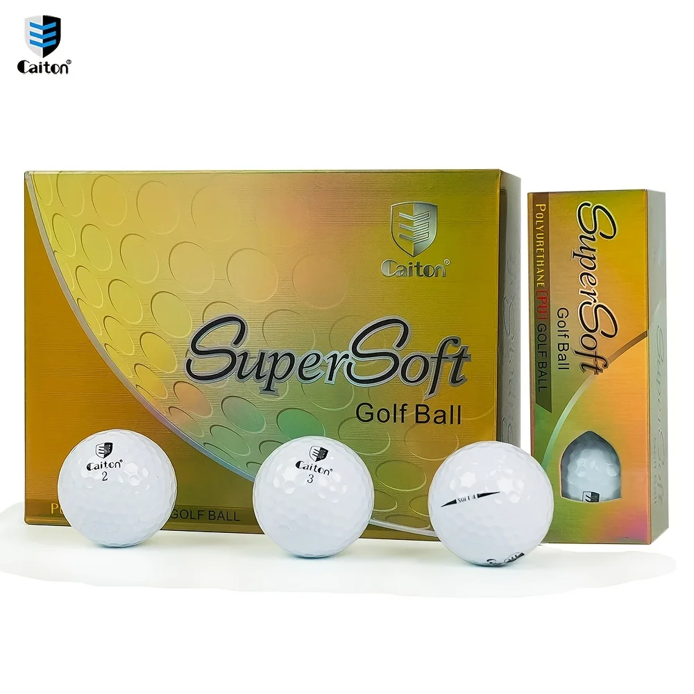 Caiton 5-Layer Golf Balls, Powerful Distance, High Velocity Straight Flight, Super Soft Feel! USGA Approved for Tournament Play