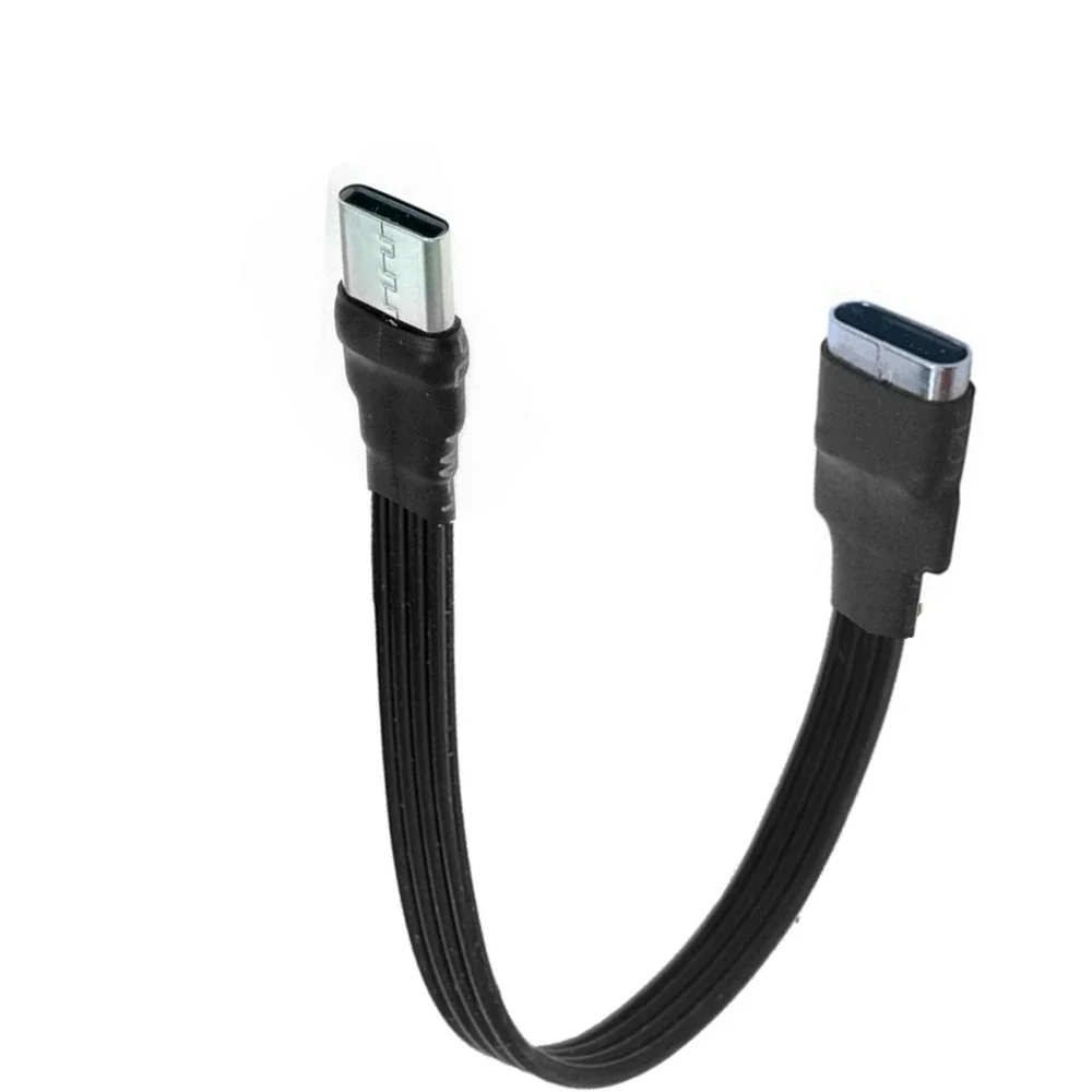 Micro USB/Mimi/Type-C/B plug with an angle of over 2m and 1m to USB-C Type-C female data transmission expansion charging synchro