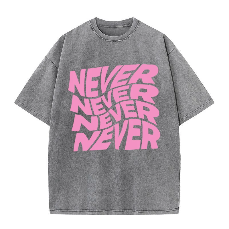 

Never Twisted Creativity Letter Print Male Tshirts Luxury Fashion Hight Street Tee Clothes Hip Hop O-Neck Washed Cotton T Shirt